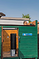 TSO - Abbau der zweiten Rolldachhütte - Rückbau der Innenverkleidung.