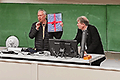 TSO - Der VdS-Vorsitzende Sven Melchert bedankt sich bei Peter Riepe für die Organisation von 40 Tagungen.