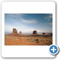 Monument Valley - West Mitten Butte + East Mitten Butte + Merrik Butte