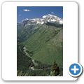 Glacier National Park - Garden Wall mit Mt. Gould