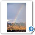 Regenbogen über den Auas Bergen