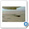 Rundflug über der Namib-Wüste - Wrack der "Eduard Bohlen"
