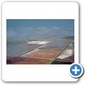 Rundflug über der Namib-Wüste - Salzgewinnung bei Walvis Bay
