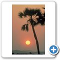 Palmwag Lodge - Sonnenuntergang