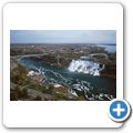 Niagara Falls - Skylon Tower - american Falls + Rainbow Bridge