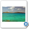 Insel "Chauve Souris" - Blick auf die Insel "Praslin"