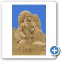 Sandskulpturen Festival 2016 - Reise rund um die Welt - USA - "Das Leben der Indianer"
