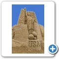 Sandskulpturen Festival 2016 - Reise rund um die Welt - USA - "American Life"