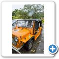 Bei Regen das falsche Auto: Der Mini Moke