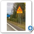 Fahrt von Mullsjö nach Süden