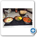Flug von Frankfurt nach Doha - Arabische Meze-Platte