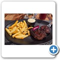 Upington - "Red Ox Steakhouse" - Rump Steak mit Gorgonzola Sauce