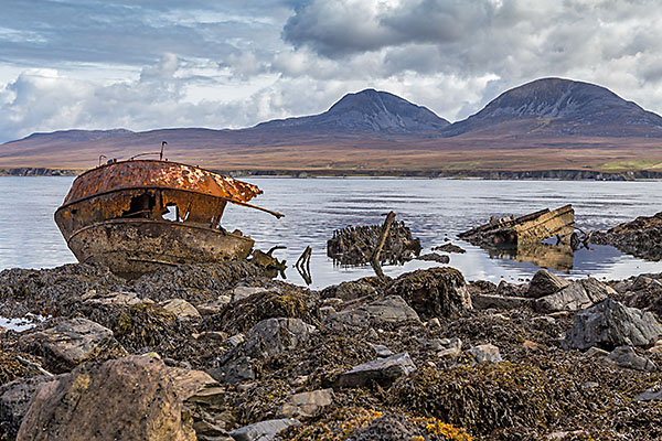 Wrack des Trawlers "Wyre Majestic" / Isle of Isley (Schottland)
